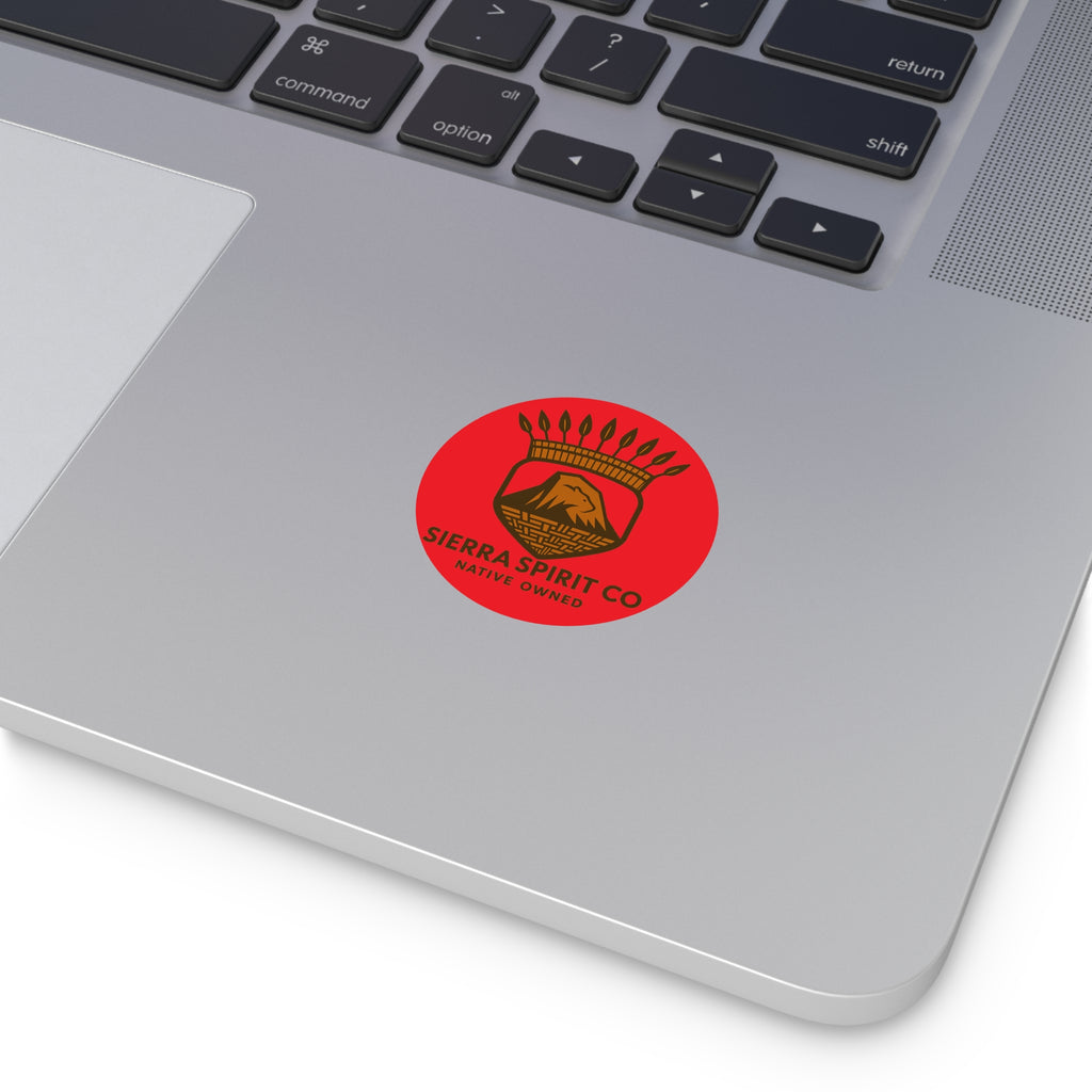 Sierra Spririt Co Round Vinyl Stickers