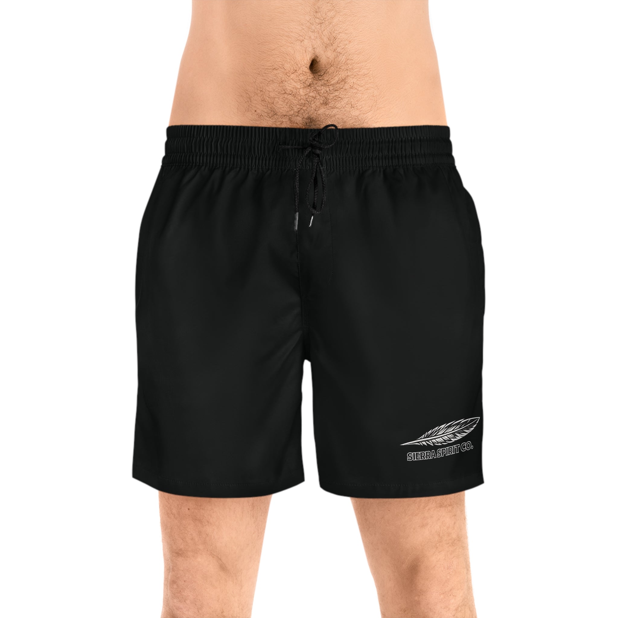 High Trails Men's Mid-Length Swim Shorts (AOP)