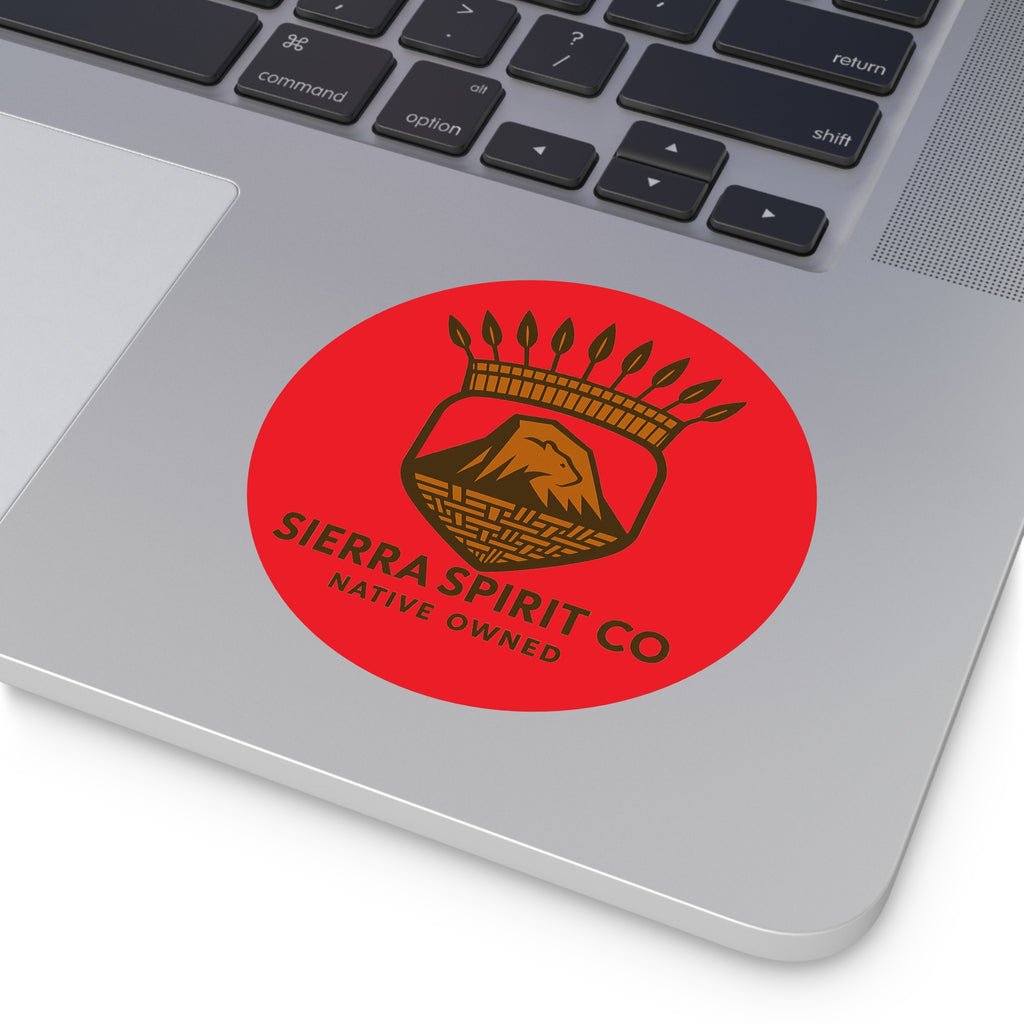 Sierra Spririt Co Round Vinyl Stickers