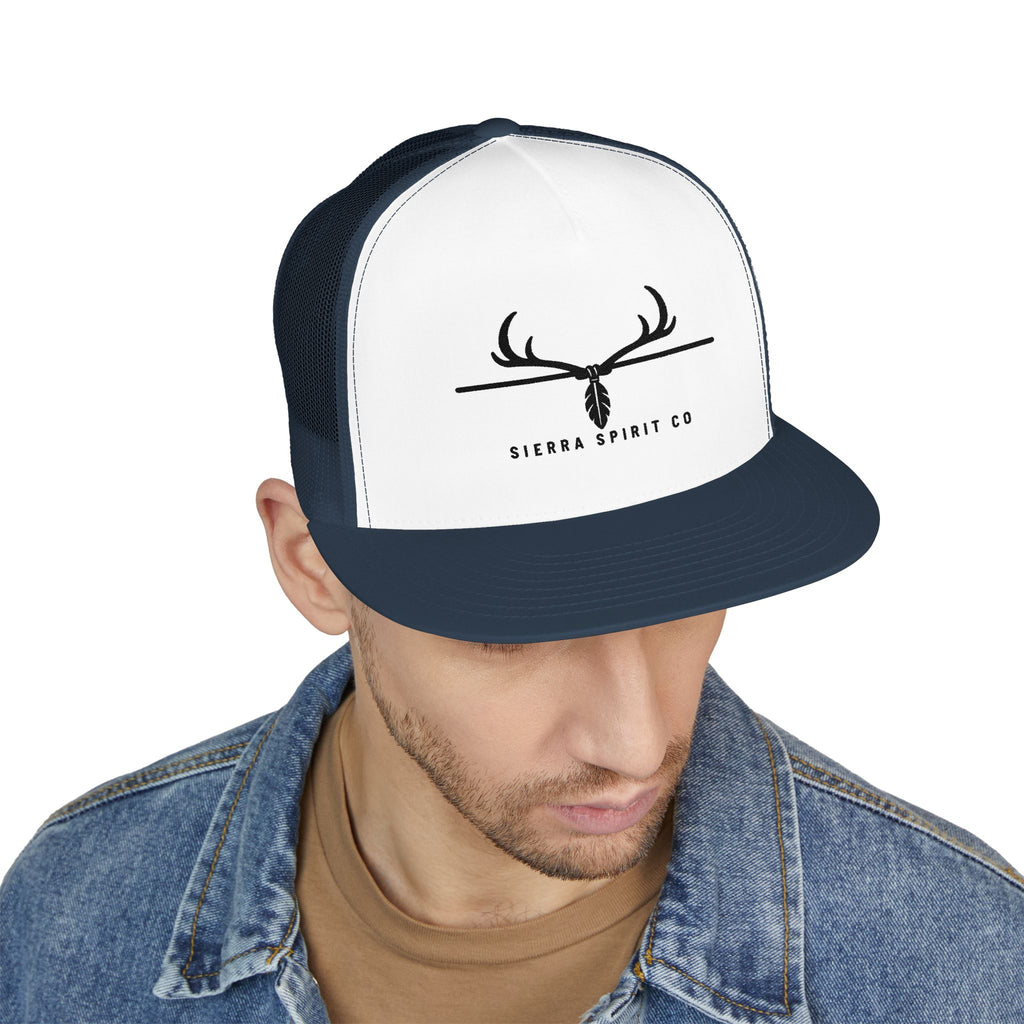 Hicca aka Buck Deer 5 Panel Trucker Cap