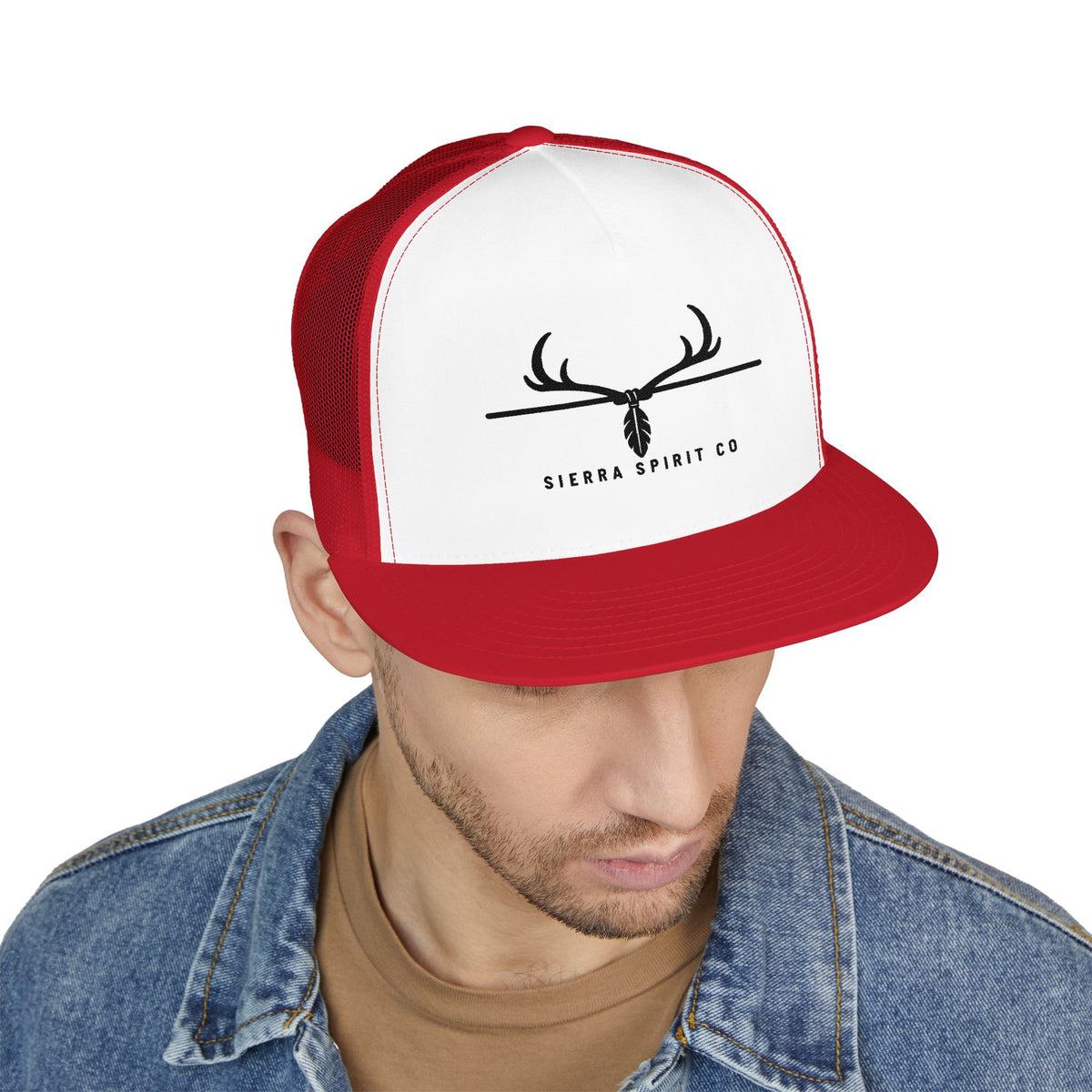 Hicca aka Buck Deer 5 Panel Trucker Cap
