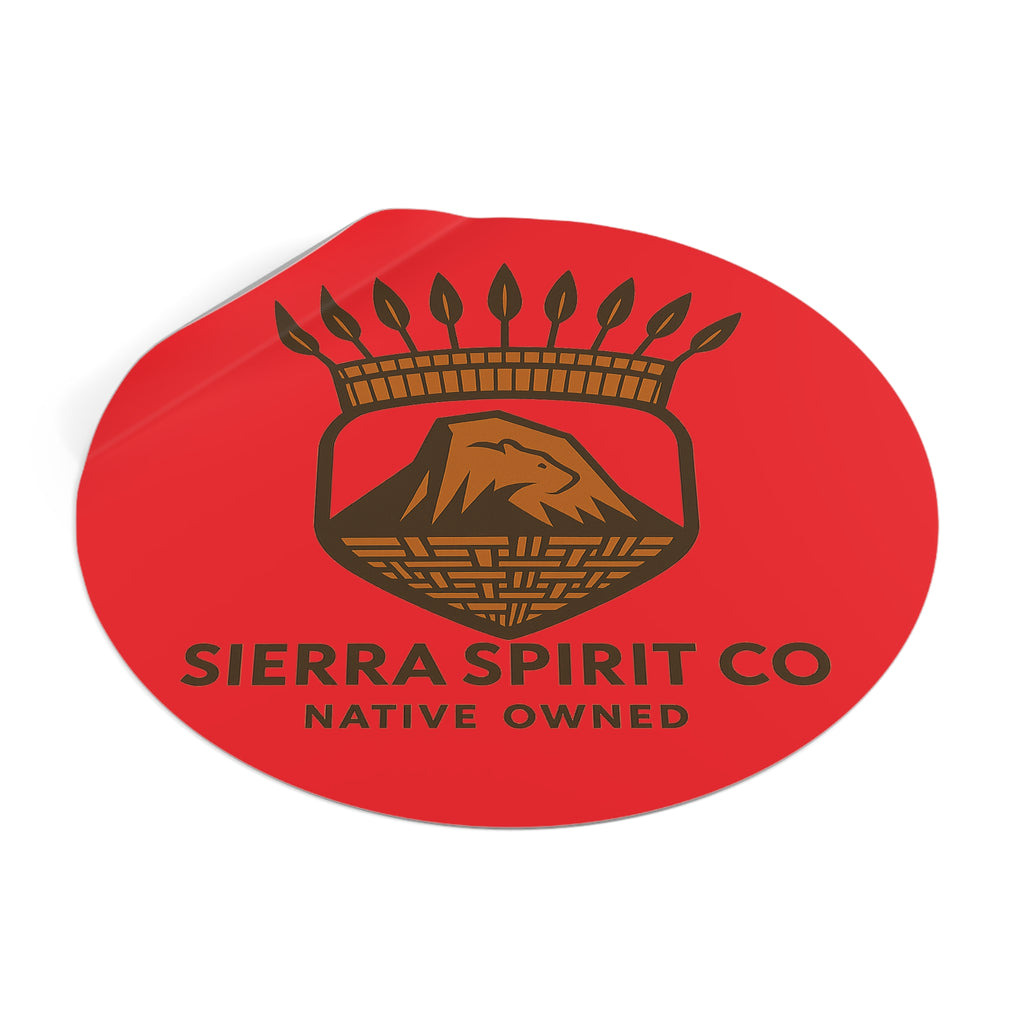 Sierra Spririt Co Round Vinyl Stickers