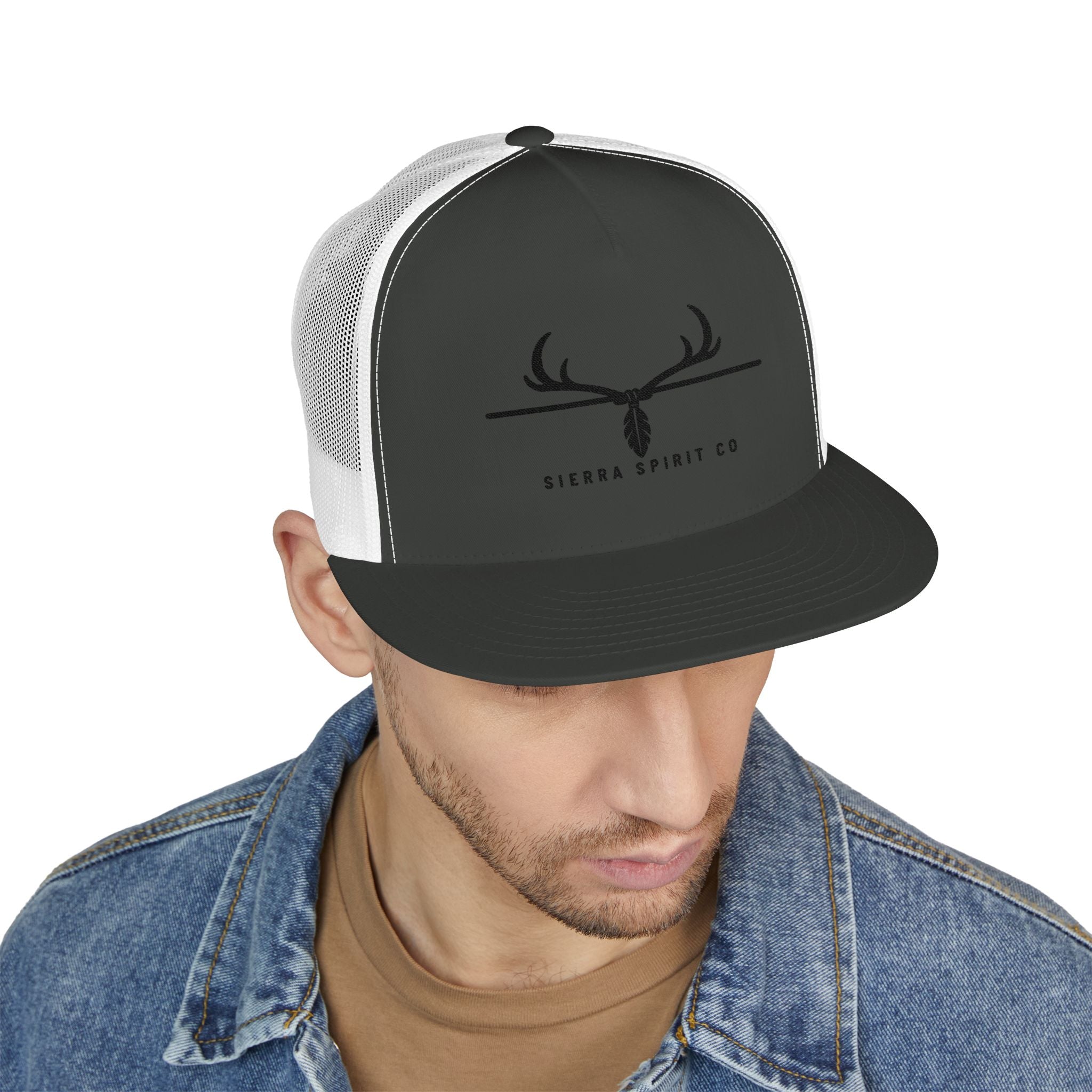 Hicca aka Buck Deer 5 Panel Trucker Cap