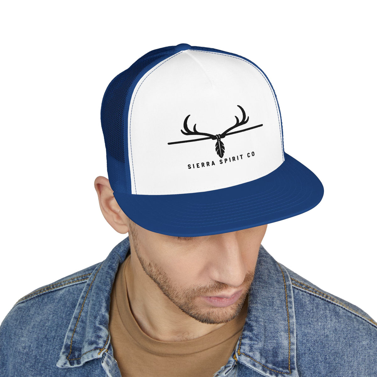 Hicca aka Buck Deer 5 Panel Trucker Cap