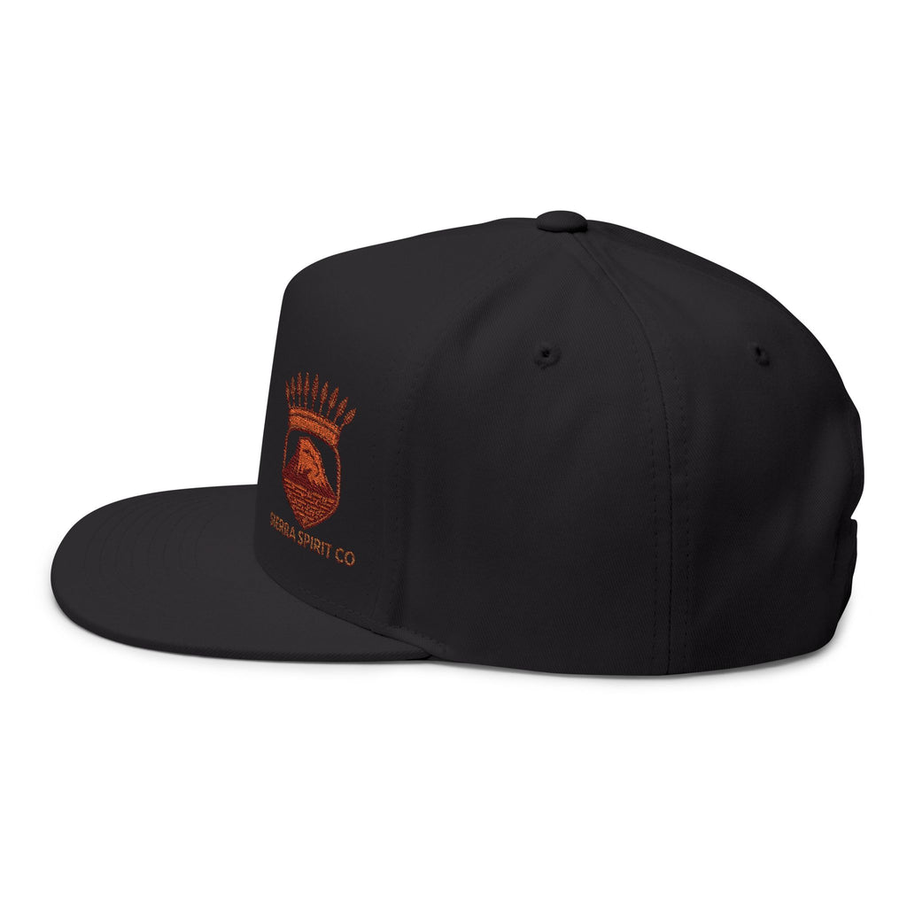 Sierra Spirit Org logo Flat Bill Cap (Embroidery)