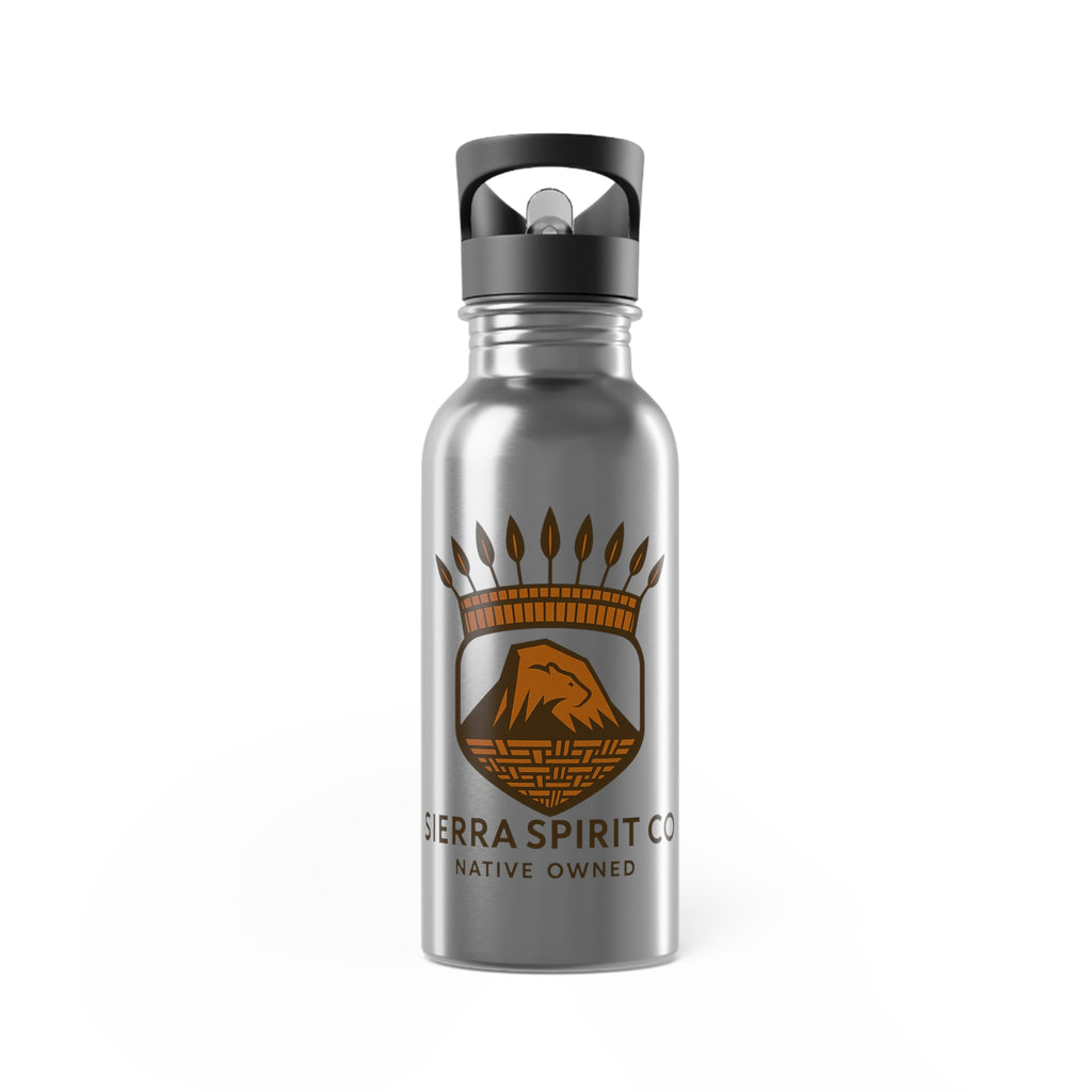 Taste the Glacier Stainless Steel Water Bottle With Straw, 20oz