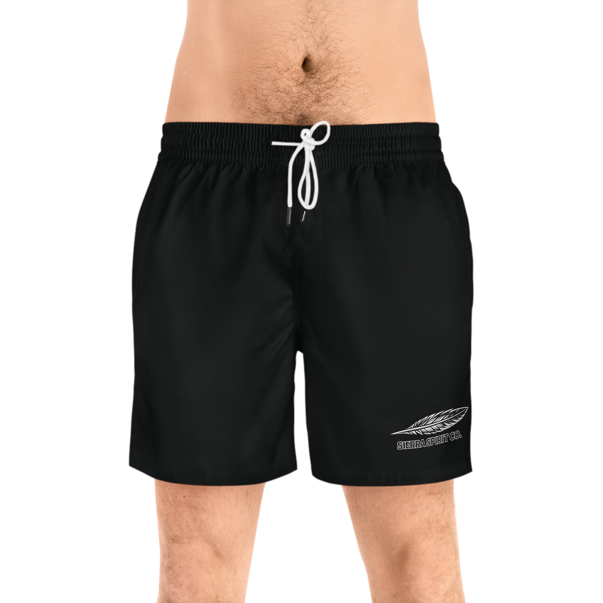 High Trails Men's Mid-Length Swim Shorts (AOP)