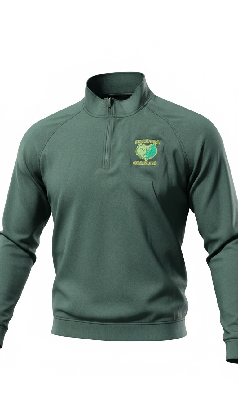 Z Grizzly Men's Sport-Wick® Stretch Quarter-Zip Pullover (Embroidery)