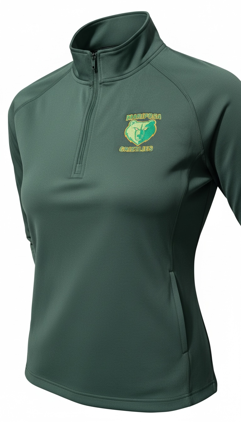 Z Grizzly Men's Sport-Wick® Stretch Quarter-Zip Pullover (Embroidery)