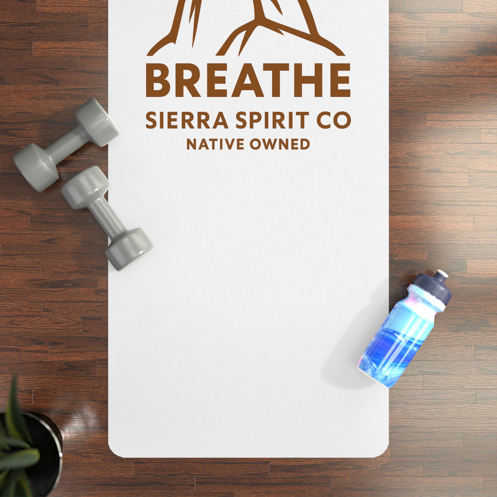 Suede top Breathe white Rubber Yoga Mat