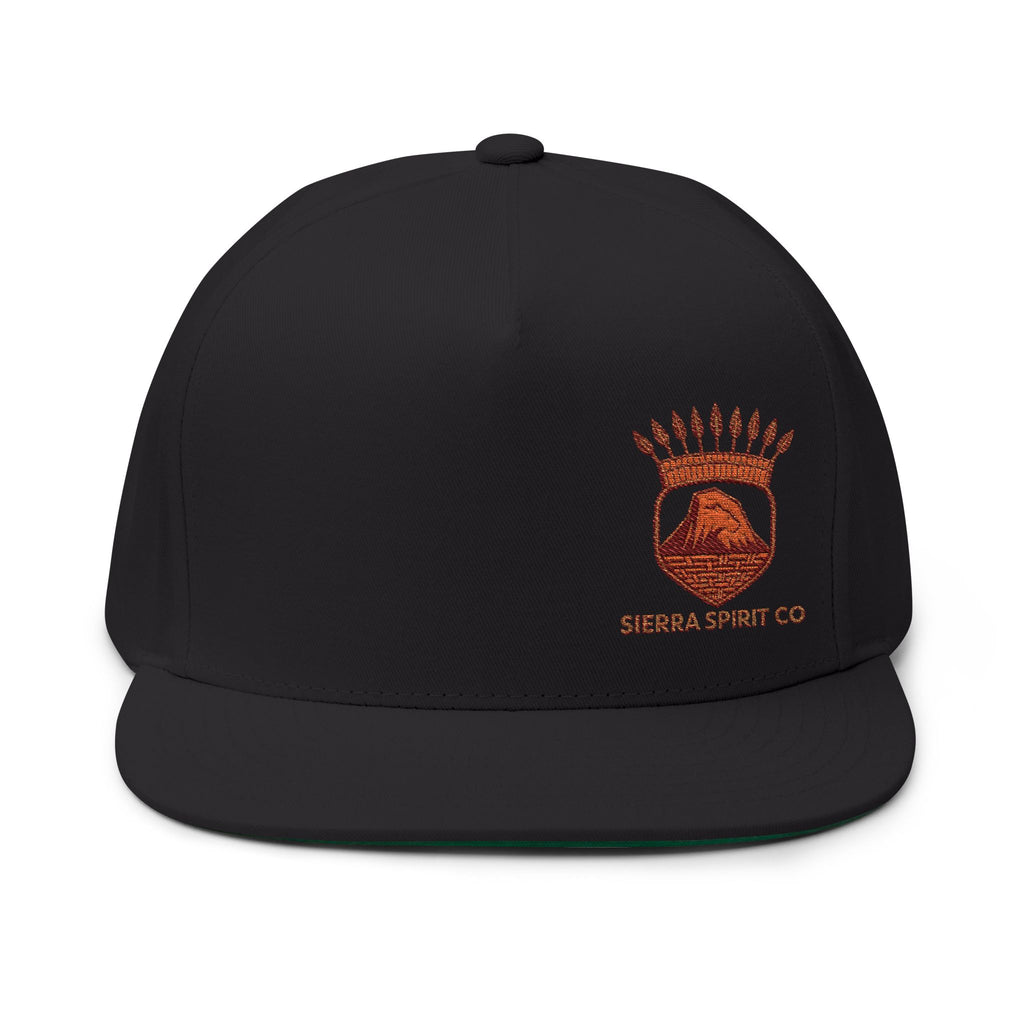 Sierra Spirit Org logo Flat Bill Cap (Embroidery)