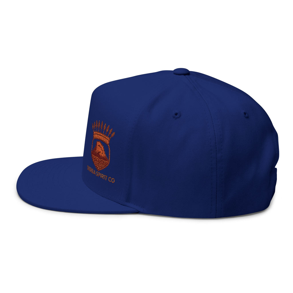 Sierra Spirit Org logo Flat Bill Cap (Embroidery)