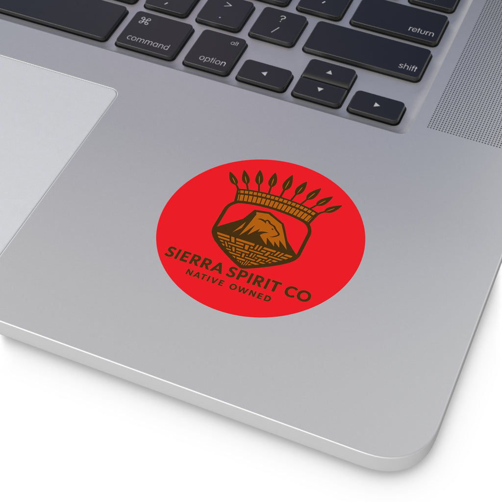 Sierra Spririt Co Round Vinyl Stickers