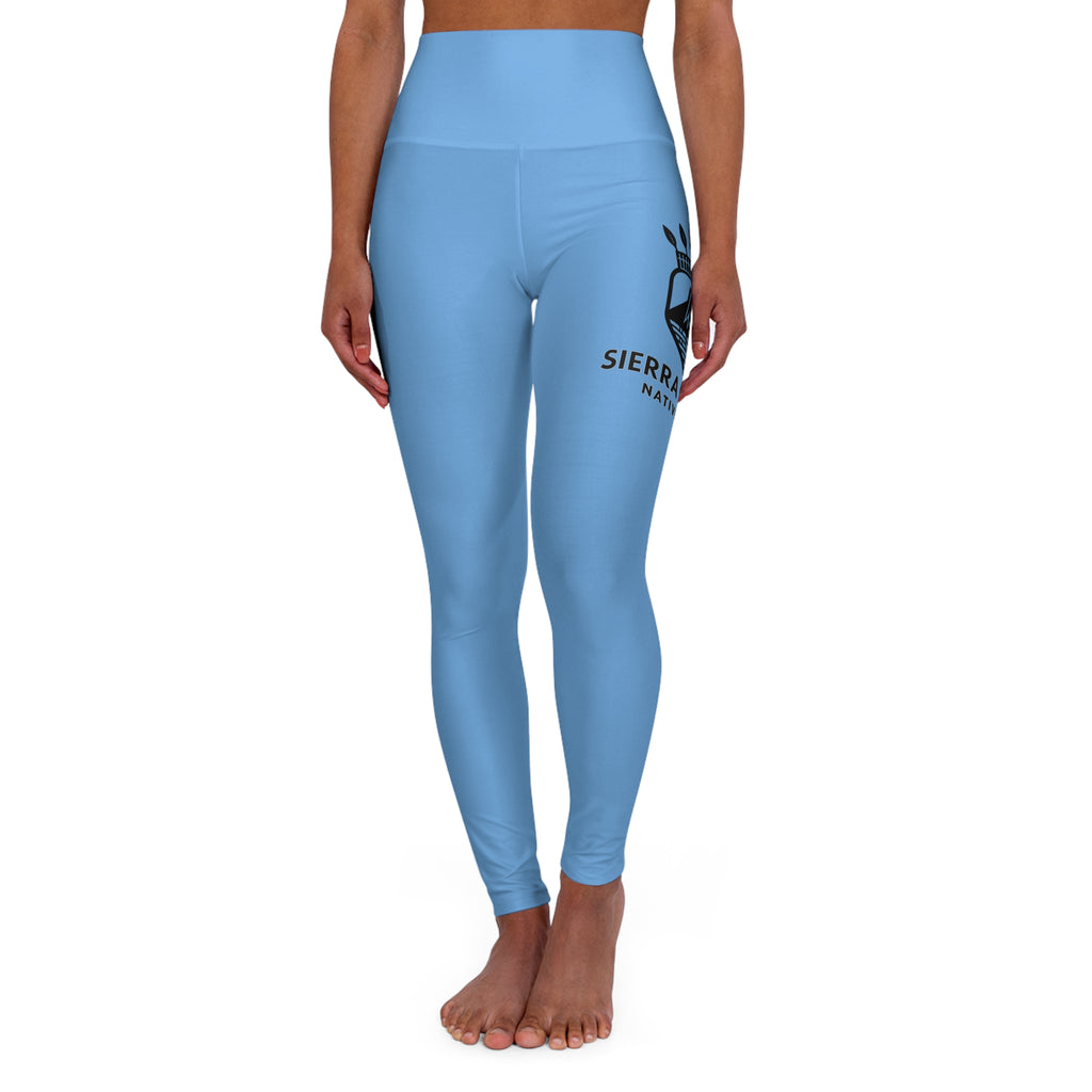 Sierra Spirit Co blue High Waisted Yoga Leggings (AOP)