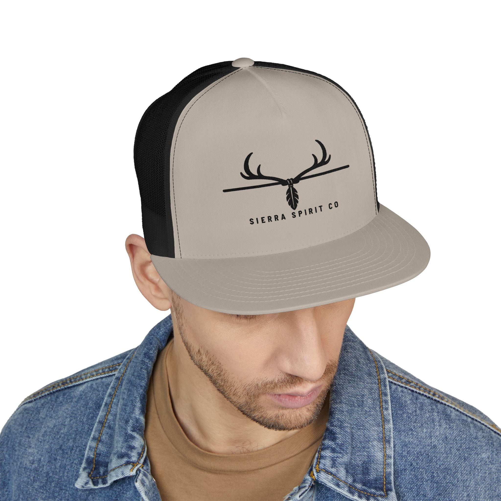 Hicca aka Buck Deer 5 Panel Trucker Cap