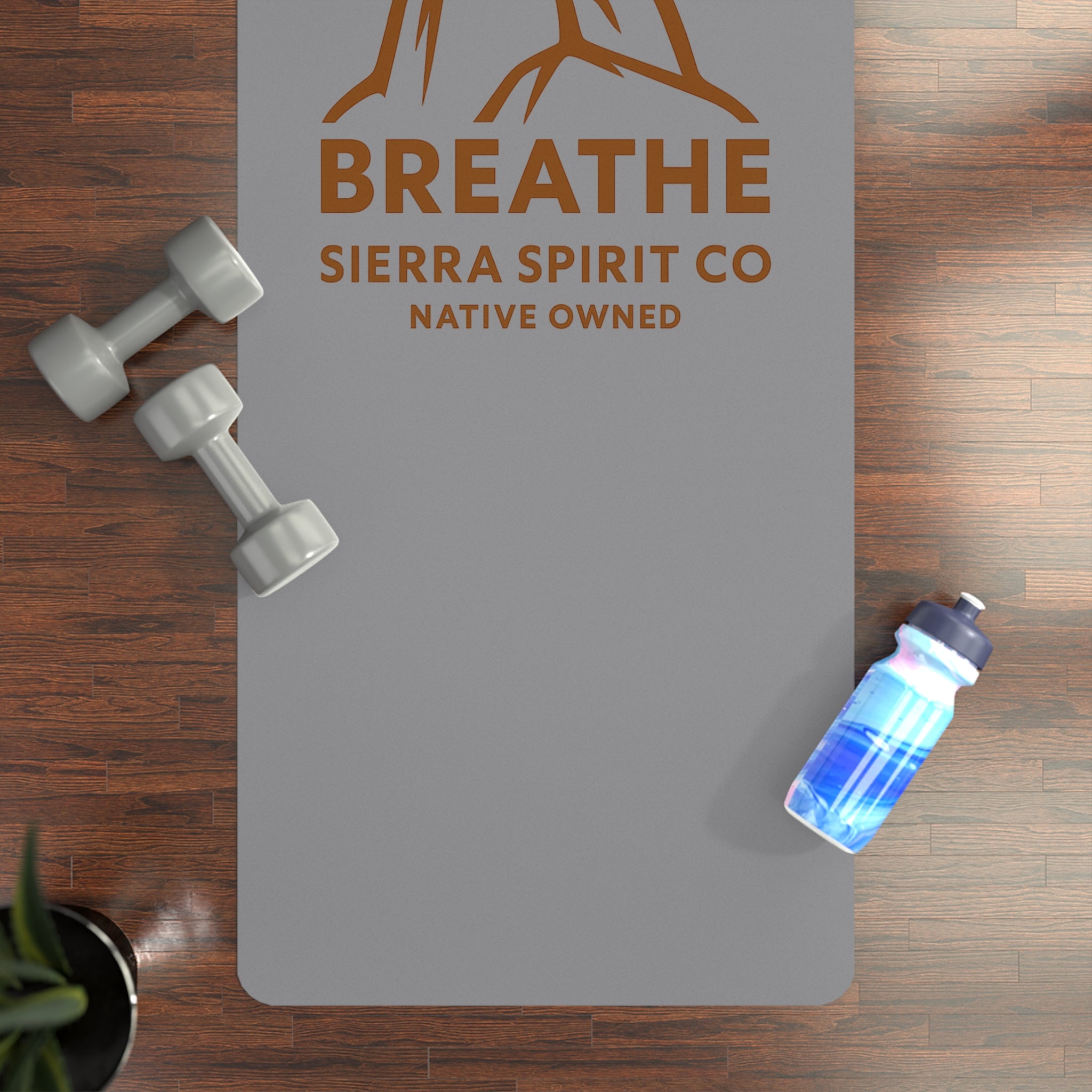 Suede Top Breathe Rock Rubber Yoga Mat