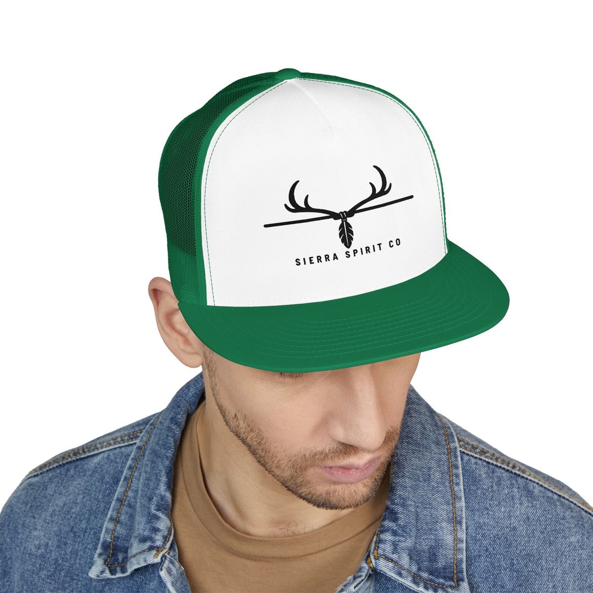 Hicca aka Buck Deer 5 Panel Trucker Cap
