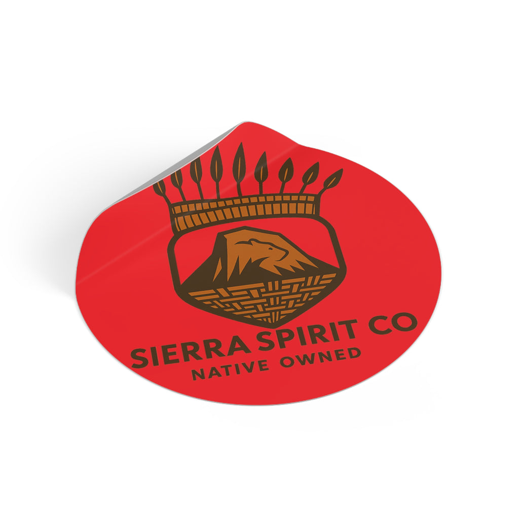 Sierra Spririt Co Round Vinyl Stickers